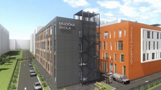 Muzičko baletska škola Isidor Bajić i Gradska dvorana Novi Sad