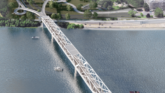Projekat: pešačko biciklistički most Novi Sad