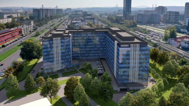 Projekat: poslovni kompleks ugao Tošin bunar i Bulevar Milutina Milankovića Novi Beograd