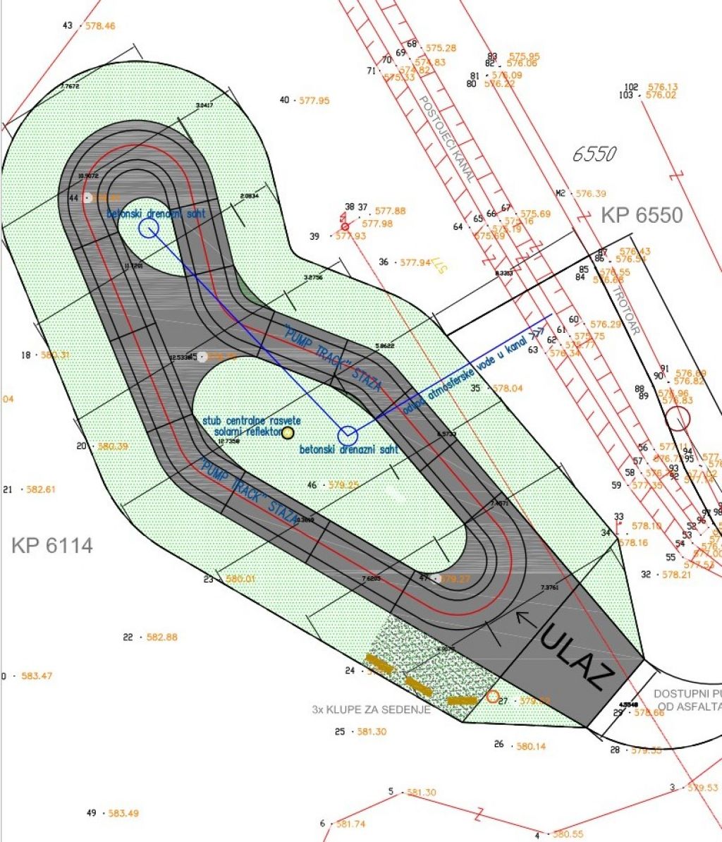 Pumptrack poligon i trim staza Rtanj