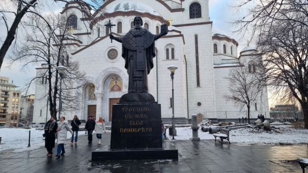 Spomenik Svetom Savi Vračar Beograd